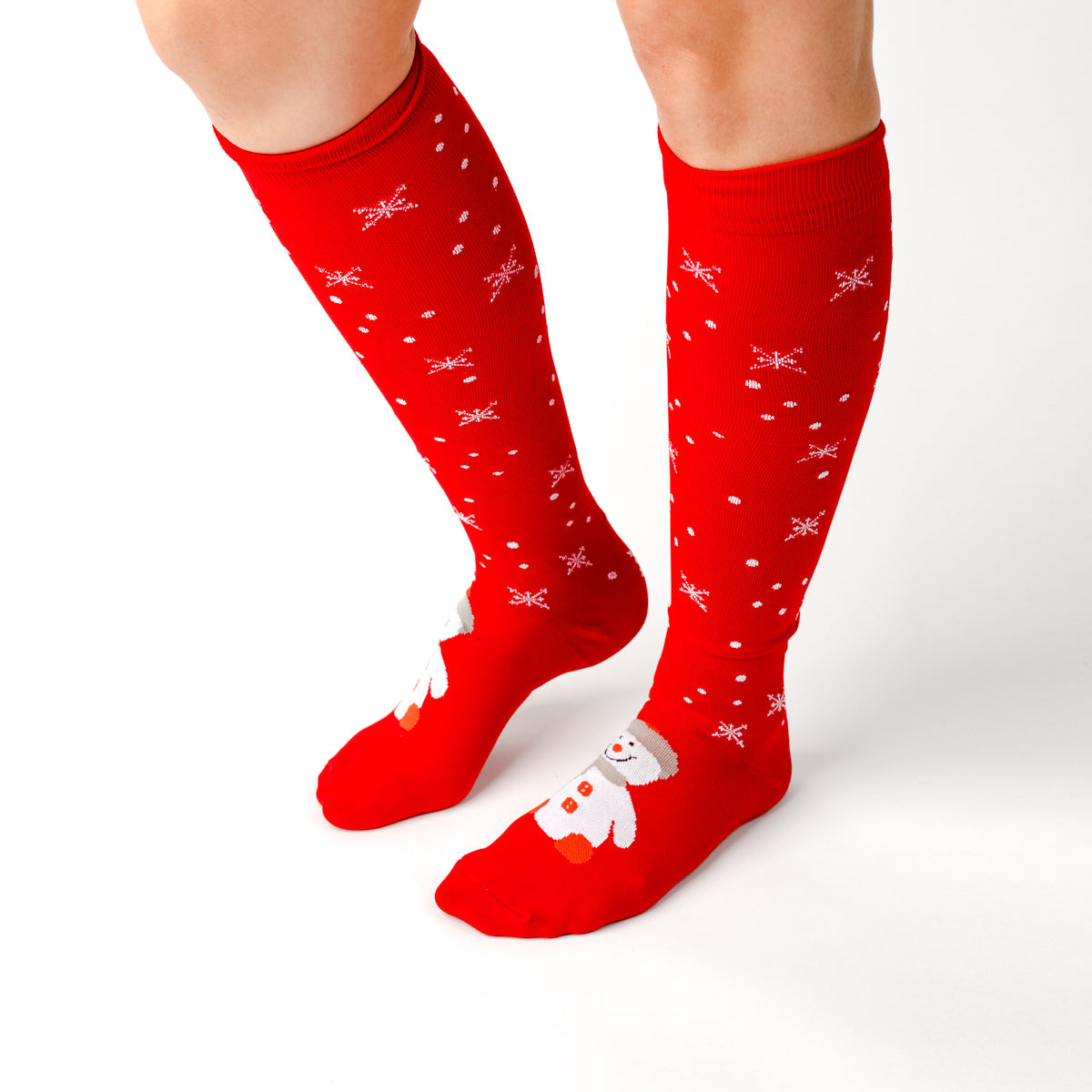 Frosty Snowman Compression Socks