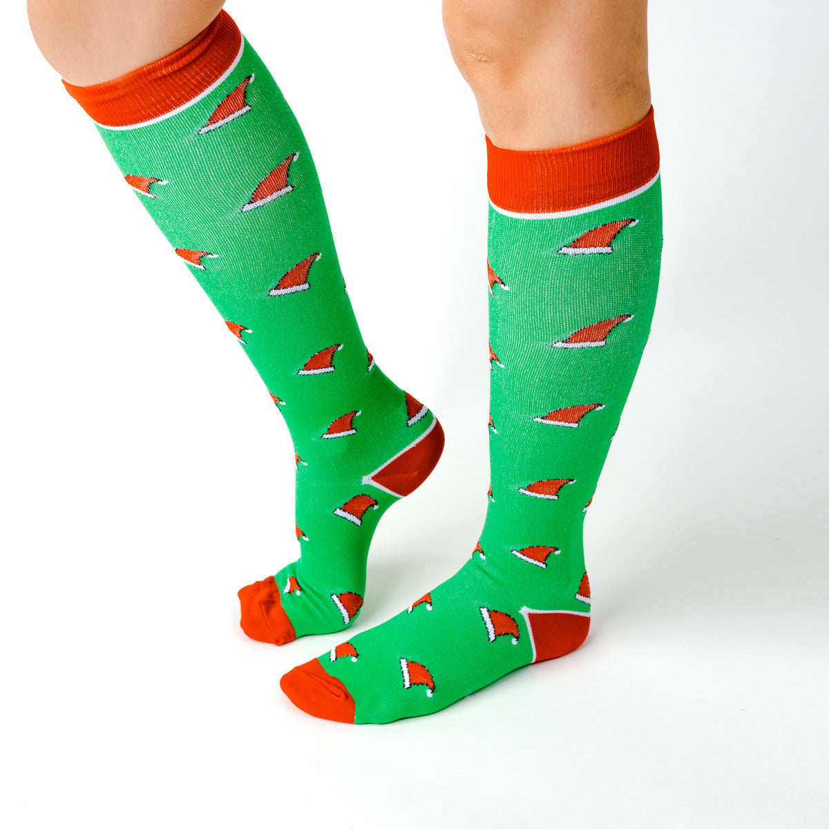 Santa Hats Compression Socks