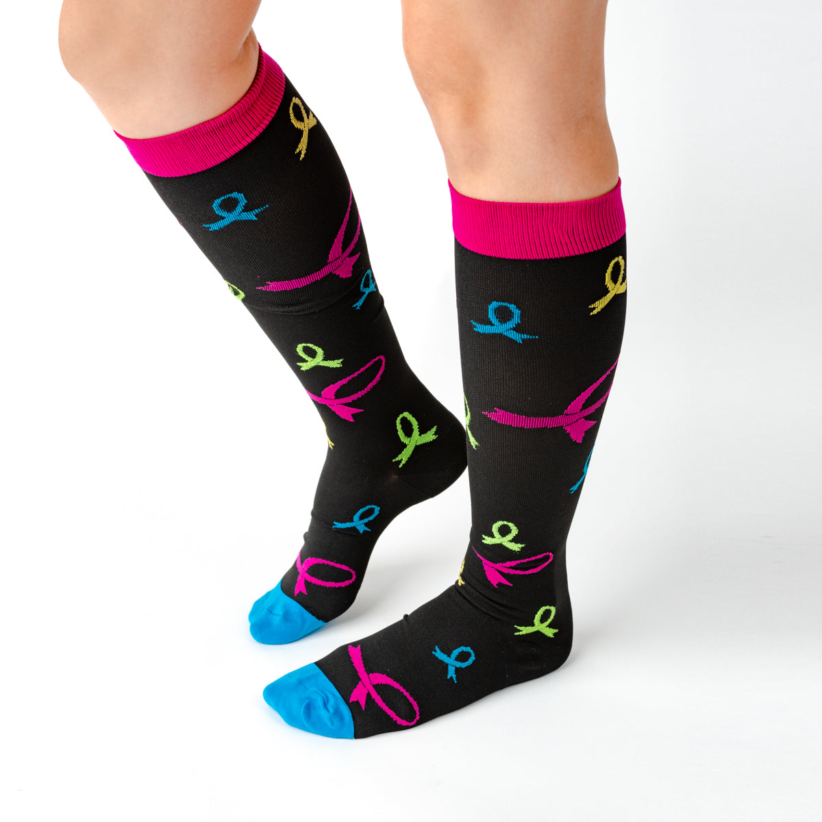 Ribbons Compression Socks